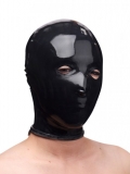 Latex Mask w. Eye Openings Rubber Slave Hood