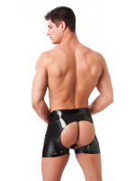 Latex Mens Shorts open Butt