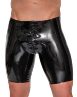 Latex Cycling Shorts w. continuous Zipper