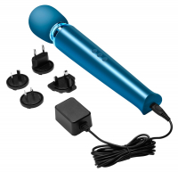 Le-Wand Wand Vibrator rechargeable blue