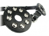 Leather Breast Binder w. Spikes & Nipple Holes LUX