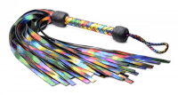 Leather Flogger Whip Deluxe multicolor