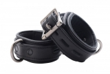 Leather Ankle Cuffs lockable Special black