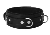 Leder Halsfessel Premium abschliessbar