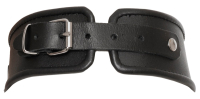 Leather Collar & Wrist Restraints Bondage-Kit w. ajdustable Collar & Wrist Cuffs Cowhide by ZADO buy cheap