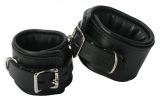 Leather Wrist Cuffs padded Premium lockable
