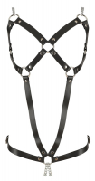 Leder Harness m. Schrittketten