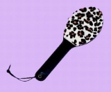 Leder Paddel Leopard