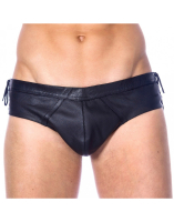 Leather Briefs w. laced Sides Gladiator