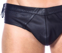 Leather Briefs w. laced Sides Gladiator