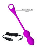 Acheter duo de boules damour avec vibration & app Elvira Silicone 12 modes de vibration étanche rechargeable rééducateur du plancher pelvien