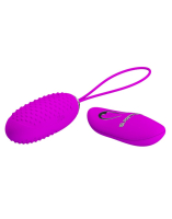 Vibrating Egg w. Remote Pretty Love Joanna Silicone textured rechargeable w. RC 10 Meter Range by PRETTY LOVE buy