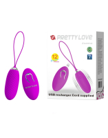 Vibrating Egg w. Remote Pretty Love Joanna Silicone profiled rechargeable Geisha Ball & wireless RC 10 Meter Range buy