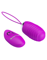 Vibrating Egg w. Remote Pretty Love Jessica Silicone ribbed rechargeable Love Ball & wireless RC 10 Meter Range buy