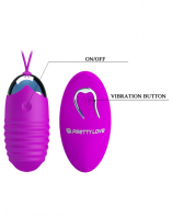 Vibrating Egg w. Remote Pretty Love Jessica Silicone ribbed rechargeable Geisha Ball & wireless RC 10 Meter Range buy