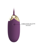 Liebeskugel m. Vibration & App Abner Silikon 12 Modi wasserdicht USB aufladbar von PRETTY LOVE günstig kaufen