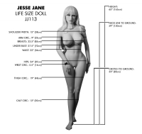 Bambola dellamore Jesse Jane Bambola reale