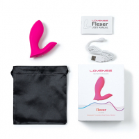 Lovense Flexer Panty Vibrator w. Funzione di inclinazione interattiva programmabile 3 livelli di vibrazione USB ricaricabile economico