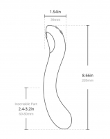 Lovense Osci-2 vibratore punto G oscillante & app forma curva impermeabile ricaricabile estremamente forte economico