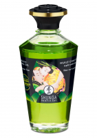 Olio da massaggio Shunga Afrodisiaco riscaldante Green Tea Organica 100ml