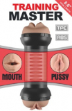 Masturbateur bouche vagin double face Training Master