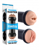 Masturbatore bocca vagina bifacciale Training Master