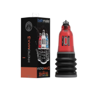Acheter la pompe à micro-pénis Bathmate HydroMax-3 rouge avec eau sous pression pour les tailles de mini-pénis en érection jusquà 7.6cm