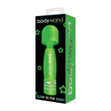 Mini vibratore a bacchetta Bodywand Glow Edition verde