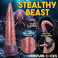 Monster-Dildo w. Suction-Cup Octoprobe Tentacle Silicone huge curved Shape by CREATURE COCKS buy cheap
