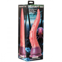 Gode Monster avec base daspiration Octoprobe Tentacle Silicone grand tentacule de seiche de CREATURE COCKS à vendre