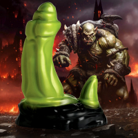 Monster-Dildo w. Suction-Cup Orc Silicone