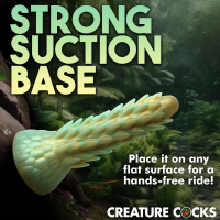 Monster-Dildo w. Suction-Cup spiky Stegosaurus Silicone with Scales & round-tipped Spikes Fantasy-Cock buy cheap