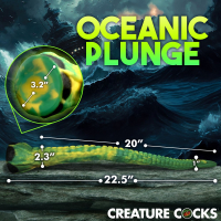 Monster Dildo w. Suction-Cup Titan Tentacle 22.5-Inch Silicone Anal-Hose strong Texture by CREATURE COCKS buy