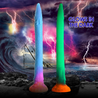 Monster-Dildo w. Suction-Cup Macara Snake fluorescent Silicone