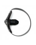 Mouth Gag Leather w. Latex Penis Mouthpiece