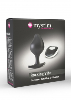 Mystim Rocking-Vibe E-Stim Butt Plug w. Vibration small