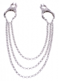 Nipple Clamps Japan-Style w. triple Chain Affix
