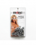 Nipple-Labia Clamps w. Chain Fourfold