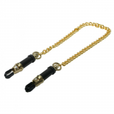 Nipple Clamps screwed High End gold-black