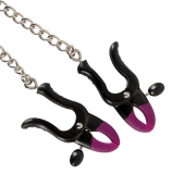 Nipple Clamps Plastic w. Siliconegrips Forceps
