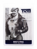 Pinces à tétons magnétiques Tom-of-Finland Bros Pins