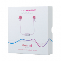 Nipple Clamps w. Vibration App-controlled Lovense Gemini very strong Vibrations adjustable & rechargeable cheap