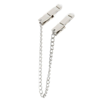 Nipple Clamps Clothespins Metal w. Chain
