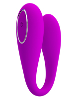 Couple Vibrator w. App Pretty Love August Silicone 12 Vibration Modes waterproof rechargeable by PRETTY LOVE buy