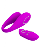 Couple Vibrator w. Remote Pretty Love Algernon Silicone strong Dual-Motors waterproof rechargeable buy cheap