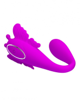 Couple Vibrator w. Remote Pretty Love Chimera Silicone Butterfly-shaped strong Dual-Motors by PRETTY LOVE buy