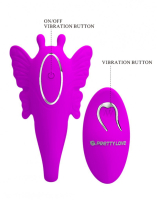 Couple Vibrator w. Remote Pretty Love Chimera Silicone Butterfly-shaped bendable by PRETTY LOVE buy cheap