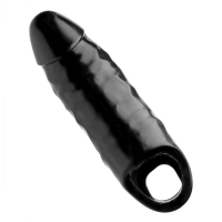 Gaine dagrandissement du pénis avec picots à lintérieur Black Mamba XL