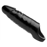 Penis Enlargement Sheath w. inside Nubs Black Mamba XL