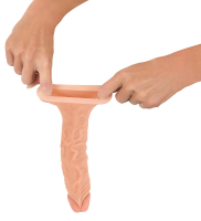 Penis Enlargement Sheath Nature Skin +3cm stretchy realistic Look instantly 3cm longer & 2 cm thicker Penis buy